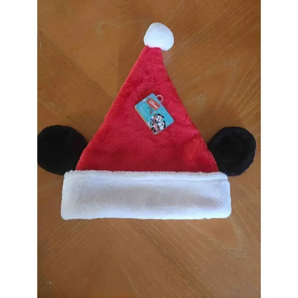 Disney Mickey Mouse ears Santa Hat Adult size